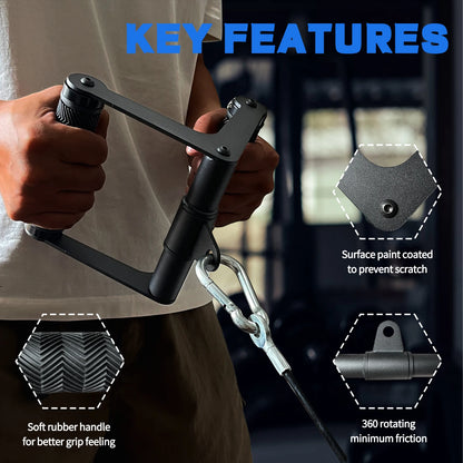 Double D close grip handle